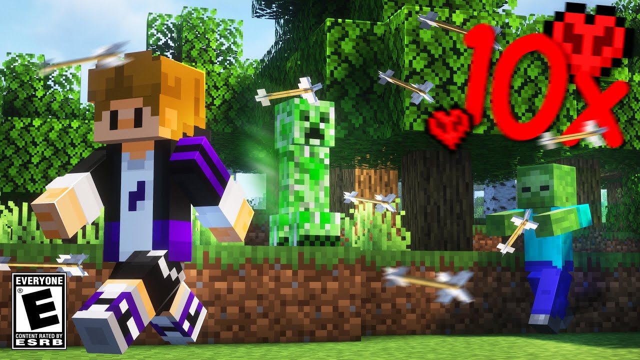 Eu ZEREI o MINECRAFT 10x MAIS R&Aacute;PIDO (&eacute; ca&oacute;tico dmskkkj) 💀