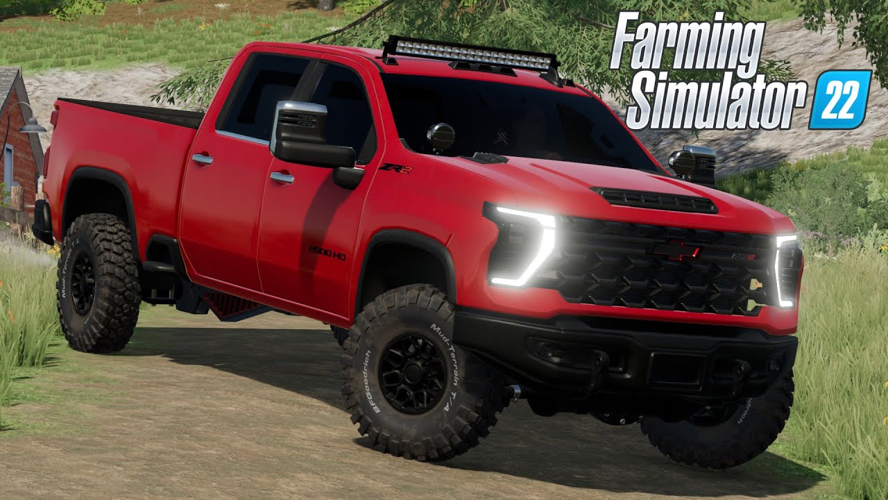 FS22 - Chevrolet Silverado Bison 2024 - Car mod for Farming Simulator 2022