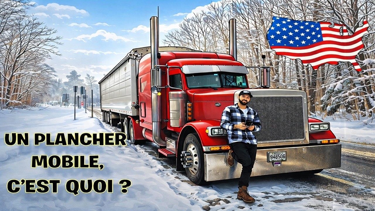 ON VIDE UNE REMORQUE AVEC PLANCHER MOUVANT - VOYAGE EN AMÉRIQUE (4K + Sous-Titres)