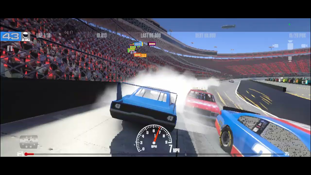 Haciendo carrera de nascar 🫠😎🏎️(no es car parking multiplayer) 