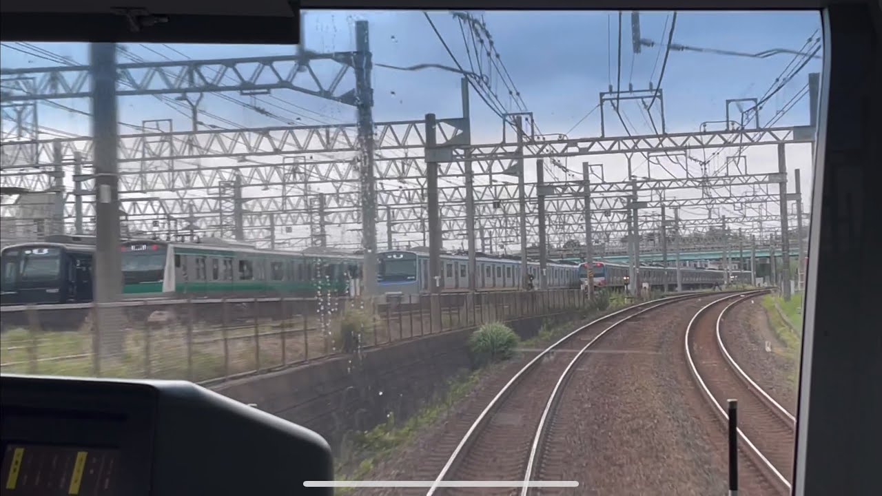 【前面展望】相鉄本線　横浜行き　海老名→横浜【Frontview】Sotetsu MainLine for Yokohama Ebina→Yokohama.