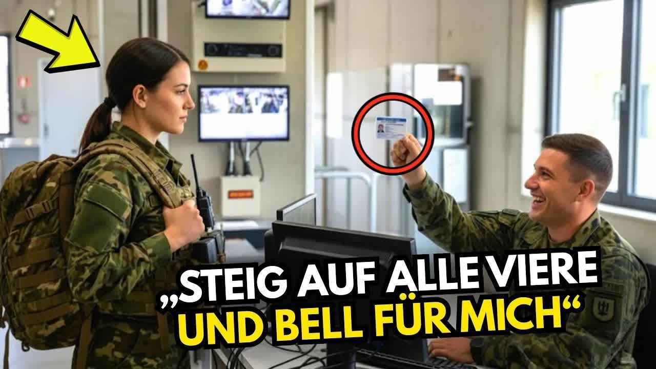 Der Wachposten weigerte sich, ihren Ausweis zu prüfen–kurz darauf kamen fünf Generäle, ihr zu he