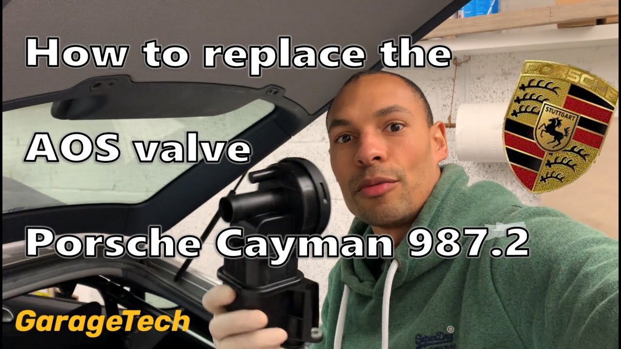 How to replace your AOS Valve Porsche Cayman Boxster 3.4 air oil separator PCV 2009-2012 Gen 2 987.2