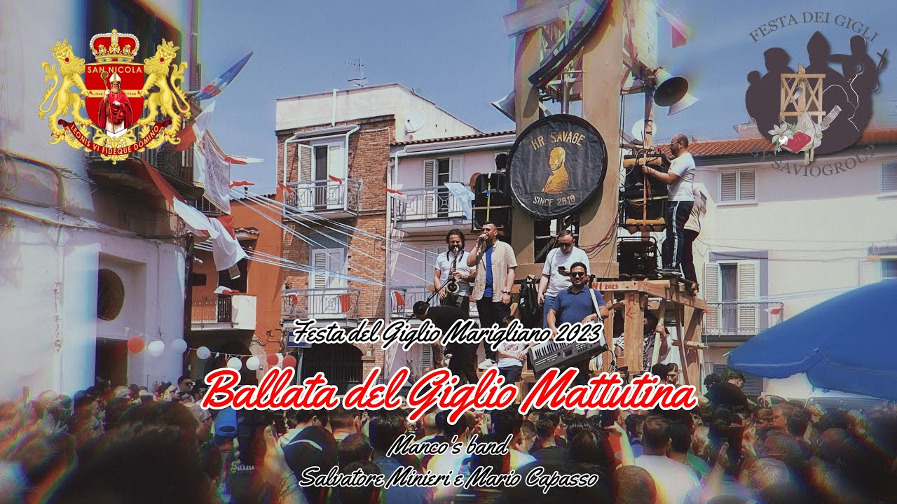 Marigliano 2023 - Associazione Giovani per San Nicola - Ballata del Giglio Mattutina (07.05.2023)