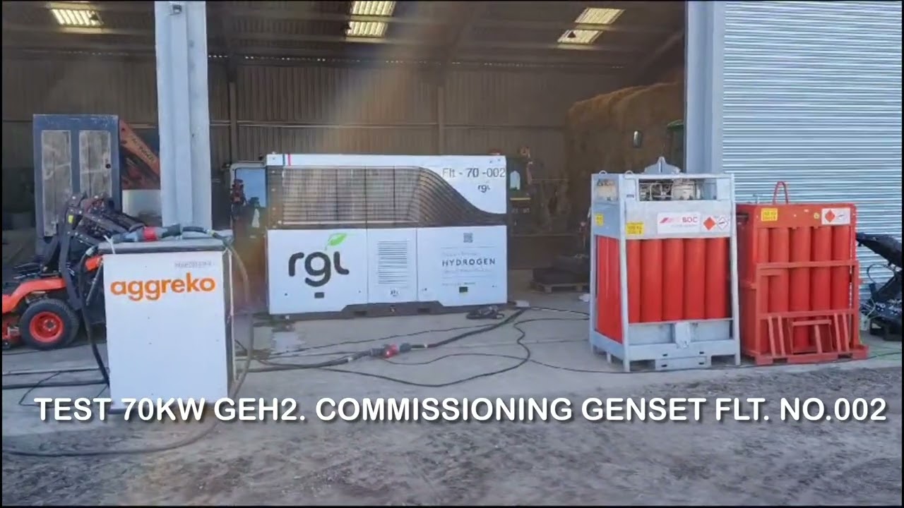 Eodev GEH2 Hydrogen Fuel Cell Generator. Gas Connection, Purge and Venting.