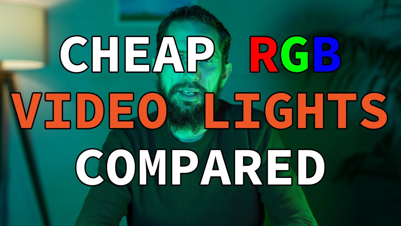 Cheap RGB Video Lights | Neewer 176 vs Ulanzi VL120 vs Rainbow Fresh vs  Sophomore vs YPP YY240