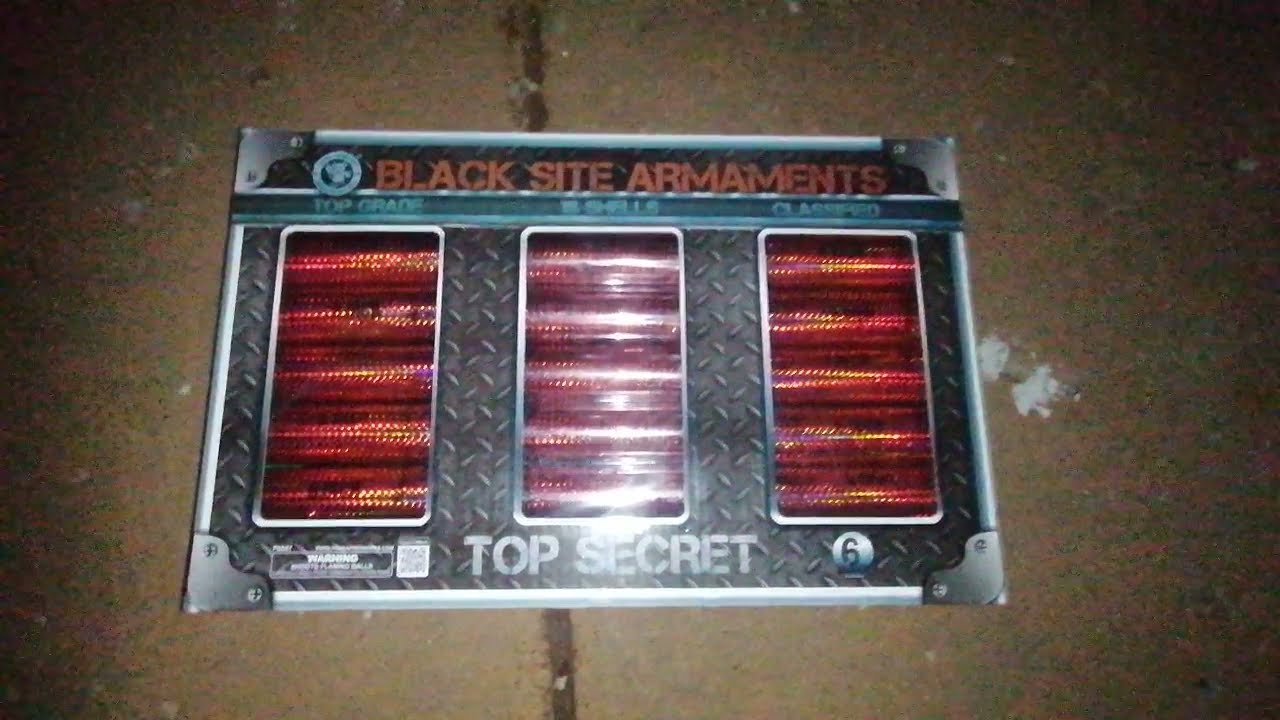 Black Site Armaments P8047 from Winda Fireworks Test