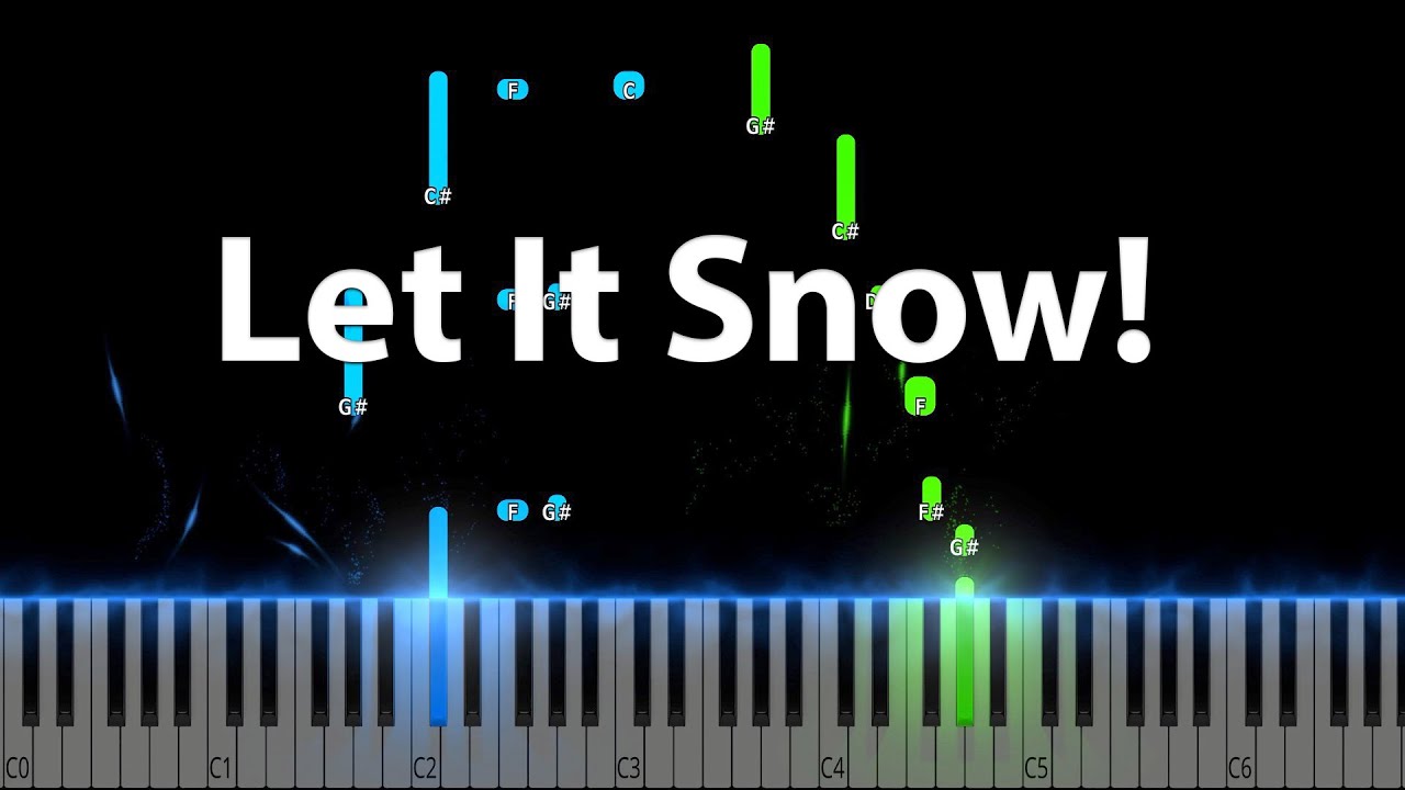 Dean Martin - Let It Snow! Let It Snow! Let It Snow! Piano Tutorial