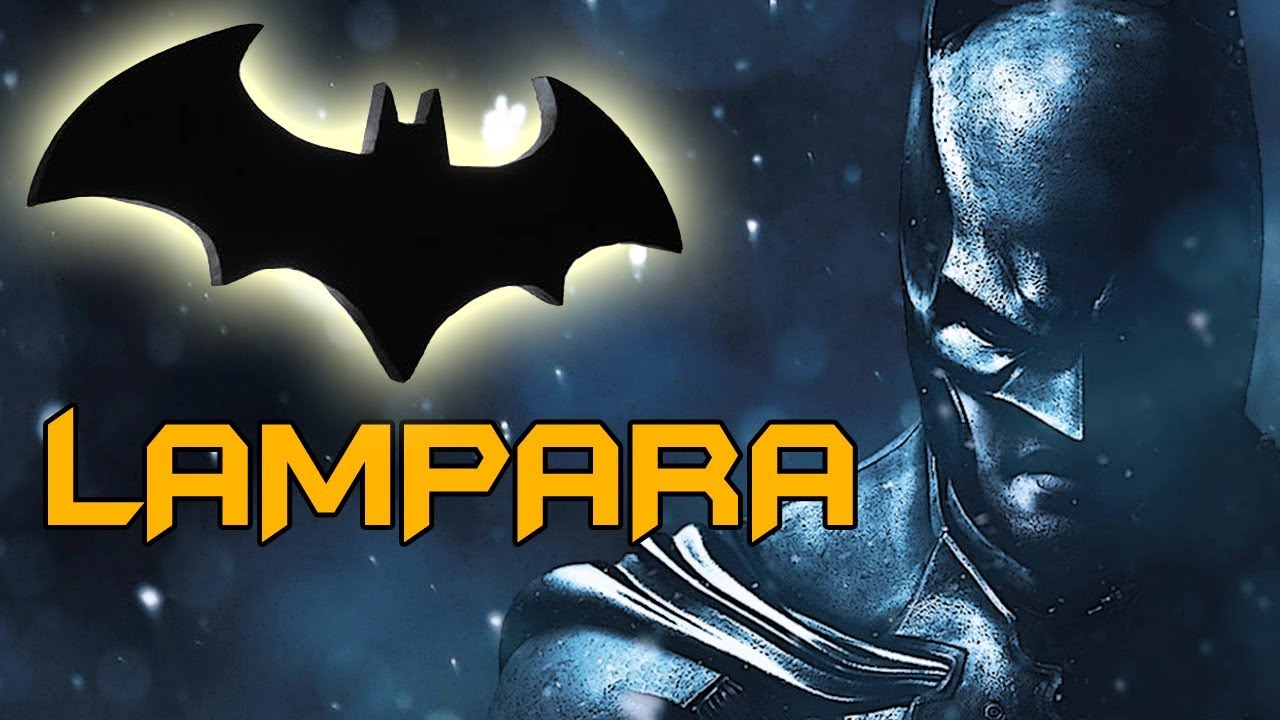 COMO HACER UNA LAMPARA DE BATMAN