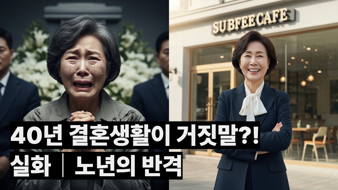 60세에 남편 장례식장에서 충격적 진실 발견...40년 결혼생활이 거짓말?! [실화] 노년의 반격