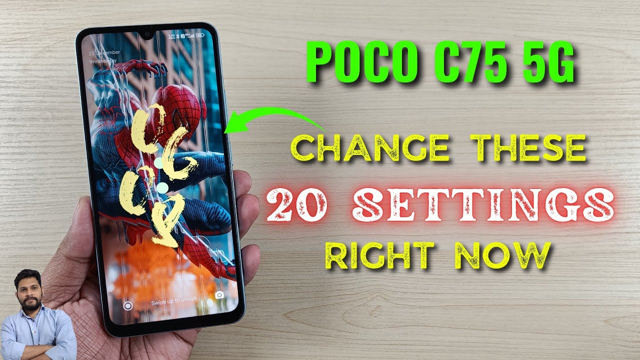 Poco C75 5G : Change These 20 Settings Right Now