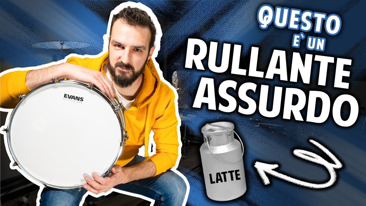 SUONO UN BIDONE DEL LATTE (che però è un rullante)