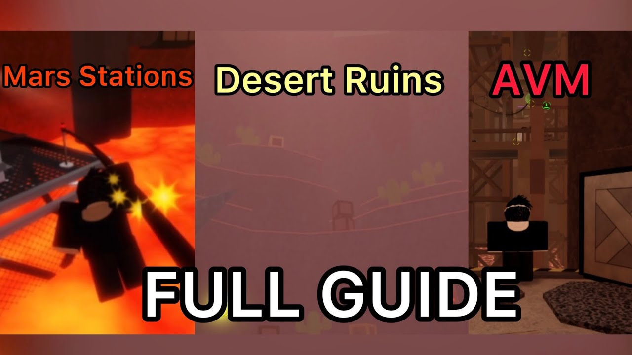 Roblox FE2 MONTHLY HIGHLIGHTS #1: Mars Stations, Active Volcanic Mines, Desert Ruins FULL GUIDE