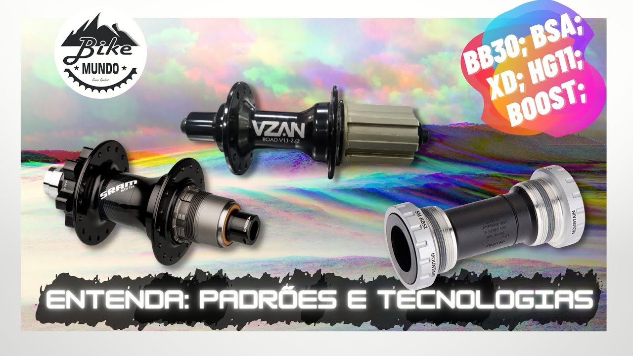O que é BOOST, TAPERED, BSA, BB30, OCTALINK? Vou Te Explicar TUDO Isso e MAIS! - [Bike Mundo]