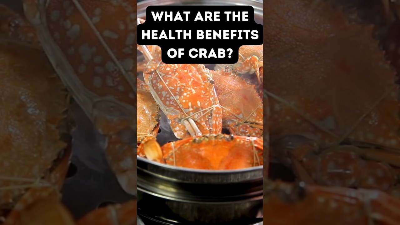 Crab Health Benefits 🦀 #nutritionfacts #calories #healthy #fitness #nutrition