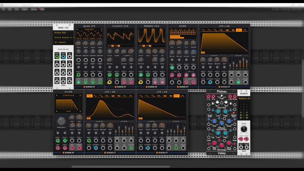 Beginner-Friendly Pad Patch with Surge in VCV 2