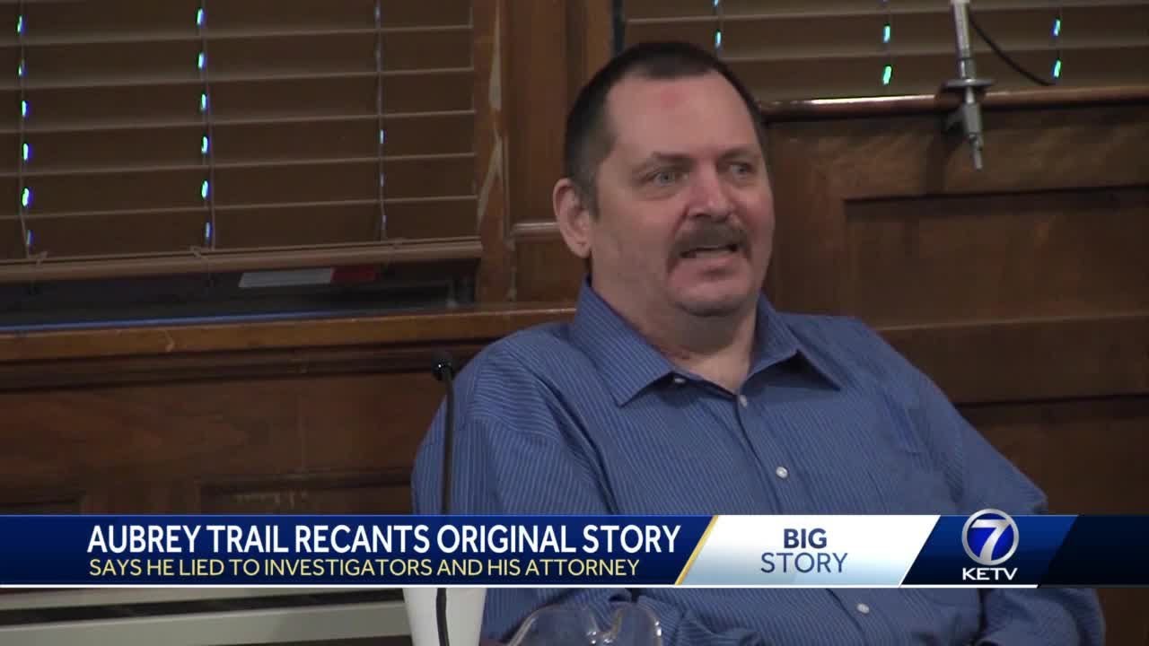 Aubrey Trail recants original story while on the stand