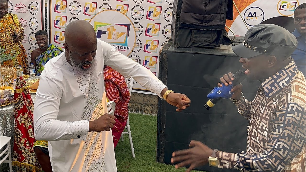 Kumchacha And Bro Sammy Show Their Dancing Skills😜 At Official Luaching Of Royal Image Group