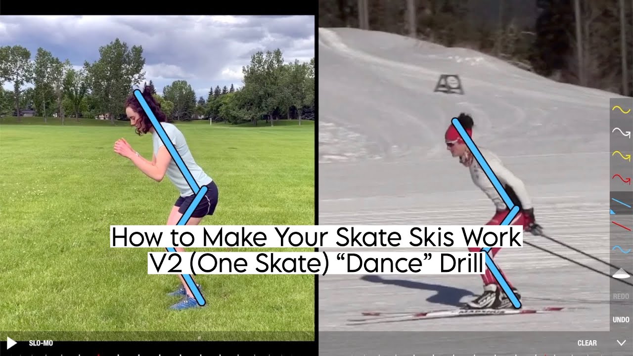 One Skate Dance — начальная тренировка для конькового хода V2