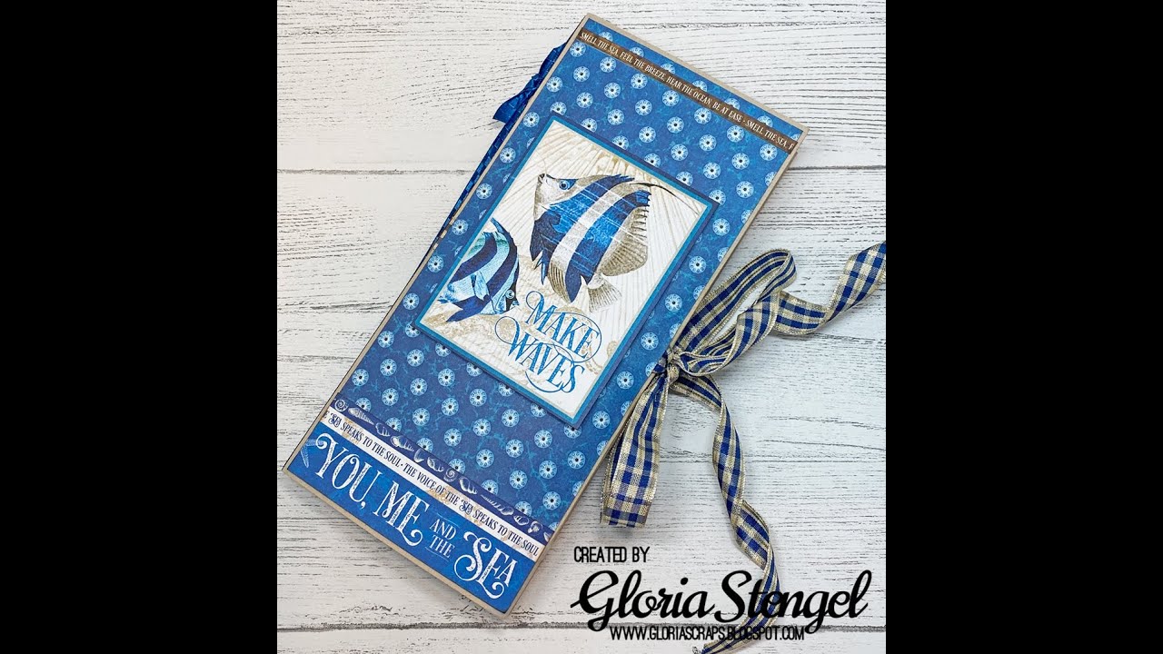 Graphic 45 Ocean Blue Tall Flip Mini