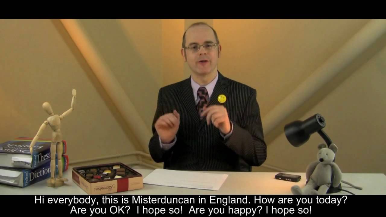 Learning English - ASK MISTERDUNCAN - 2