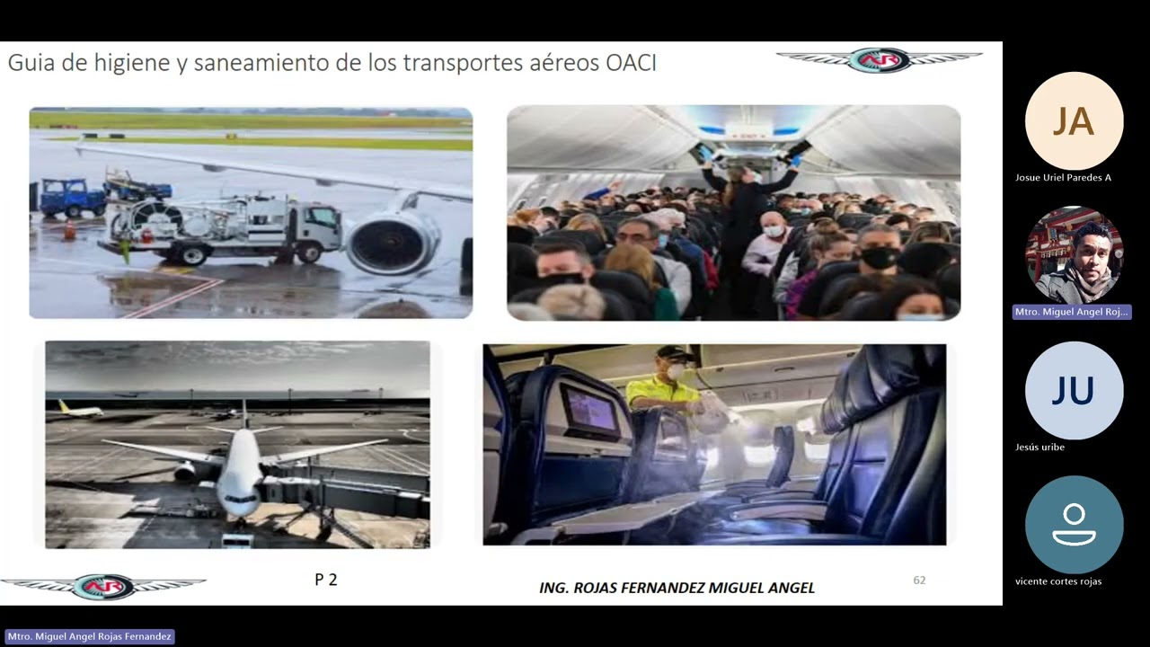 Sesion 44 Apariencia  Sanitizacion de aeronave