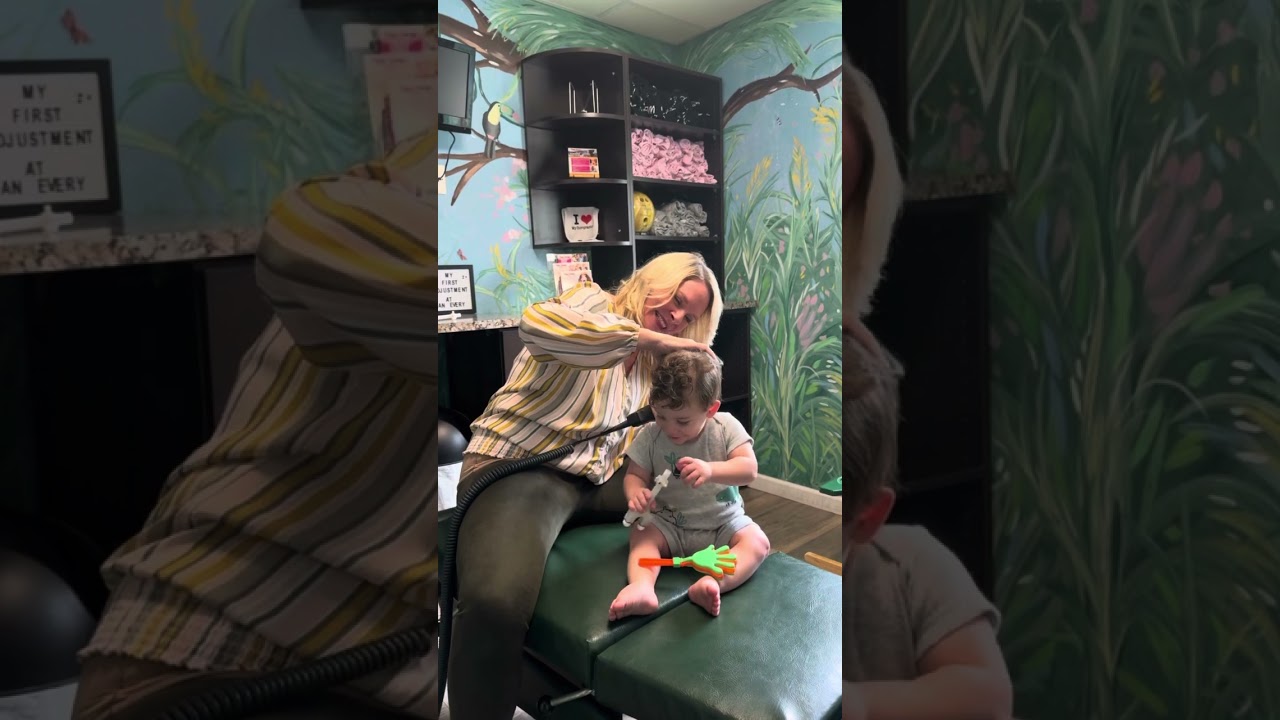 KST Chiropractic Adjustment on a Young Toddler at Van Every in Royal Oak, MI