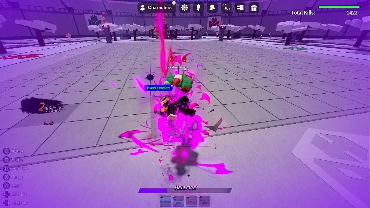 Practicing my kill combo on heroes battlegrounds
