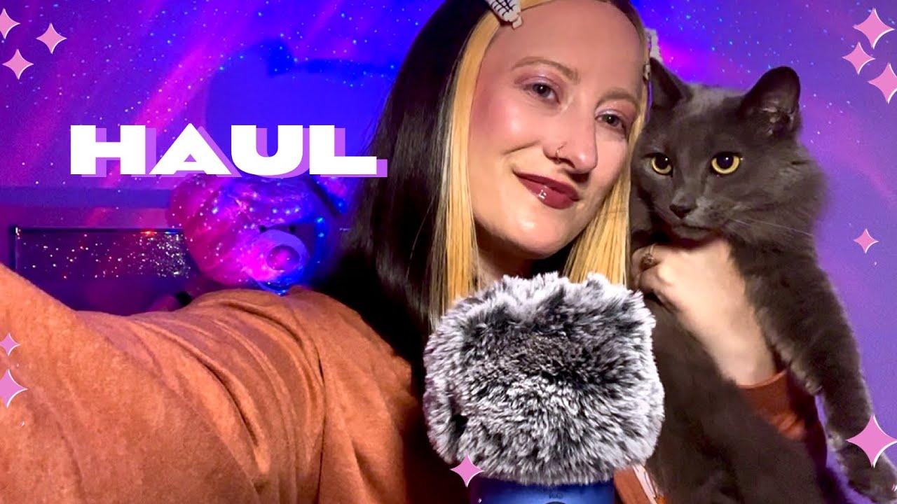 ASMR | Halloween Pet Haul с Beast! 🐈‍⬛🌙✨ Жуткие костюмы, игрушки, лакомства, ошейники и шлейки! ♡