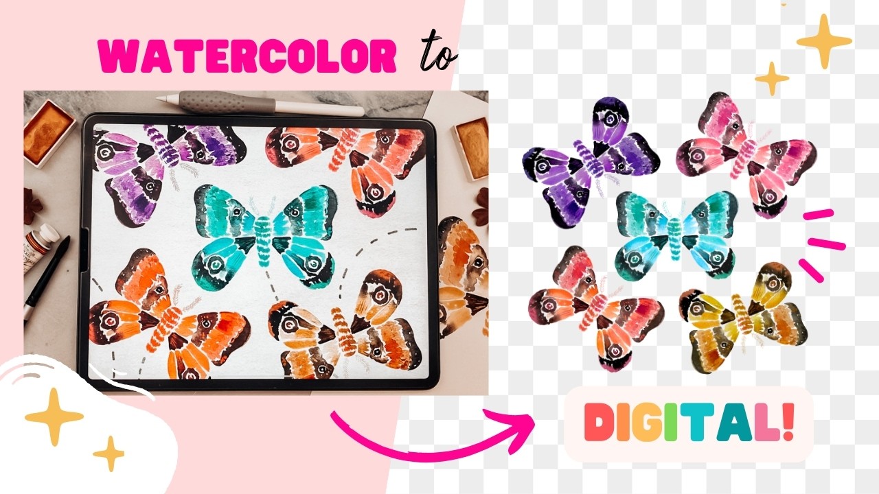 ✨How to Scan and Digitize your Art WITHOUT a Scanner, Adobe Photoshop, or Illustrator  ✨