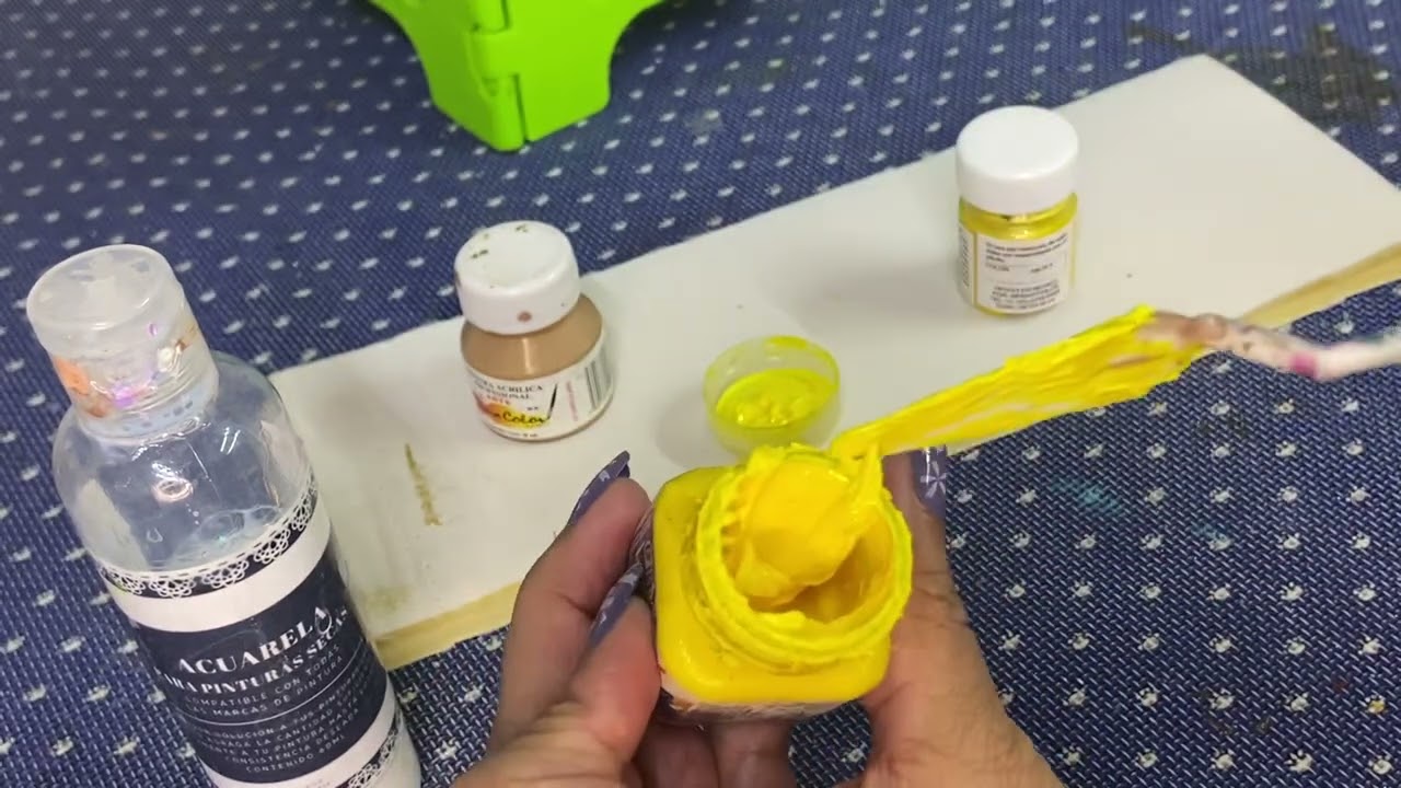 Como recuperar tus pinturas secas,  acrílicas y textiles por Miss Dorylu
