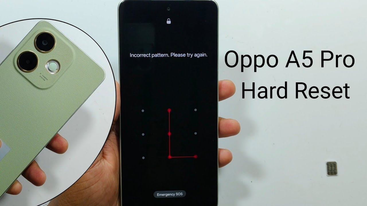 Oppo A5 Pro Hard Reset | Password/Pattern/Pin Lock Remove Without PC | All Type Lock Remove 