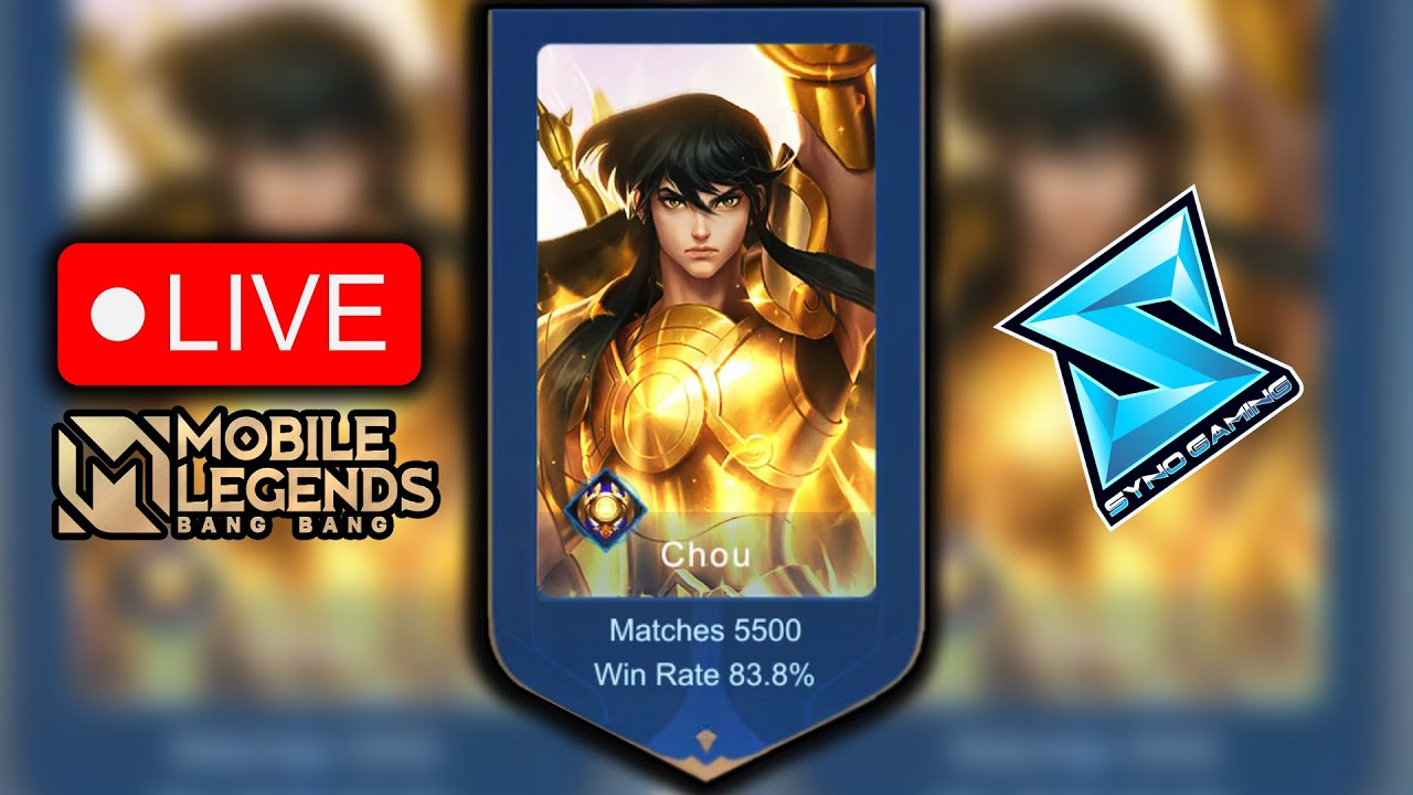 🔴SYNO LIVE - MABAR VIP  | Top Global Chou is back!!!