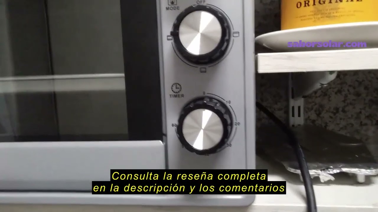 Reseña del Grunkel Horno eléctrico multifunción de sobremesa de 23L con 3 funciones de calor y selec