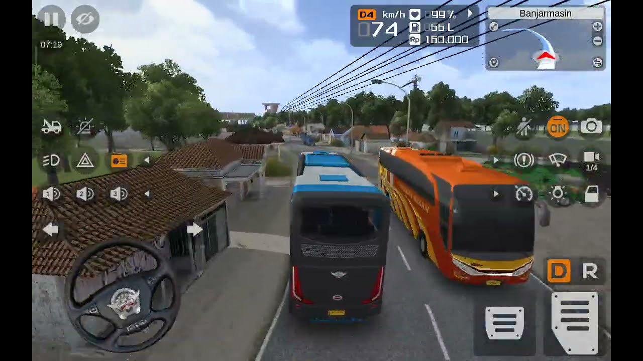 Bus Simulator Game l Indonesia First Time Play