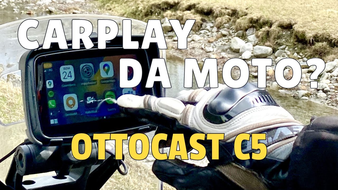 CARPLAY da MOTO. NE VALE LA PENA? Ecco Ottocast C5