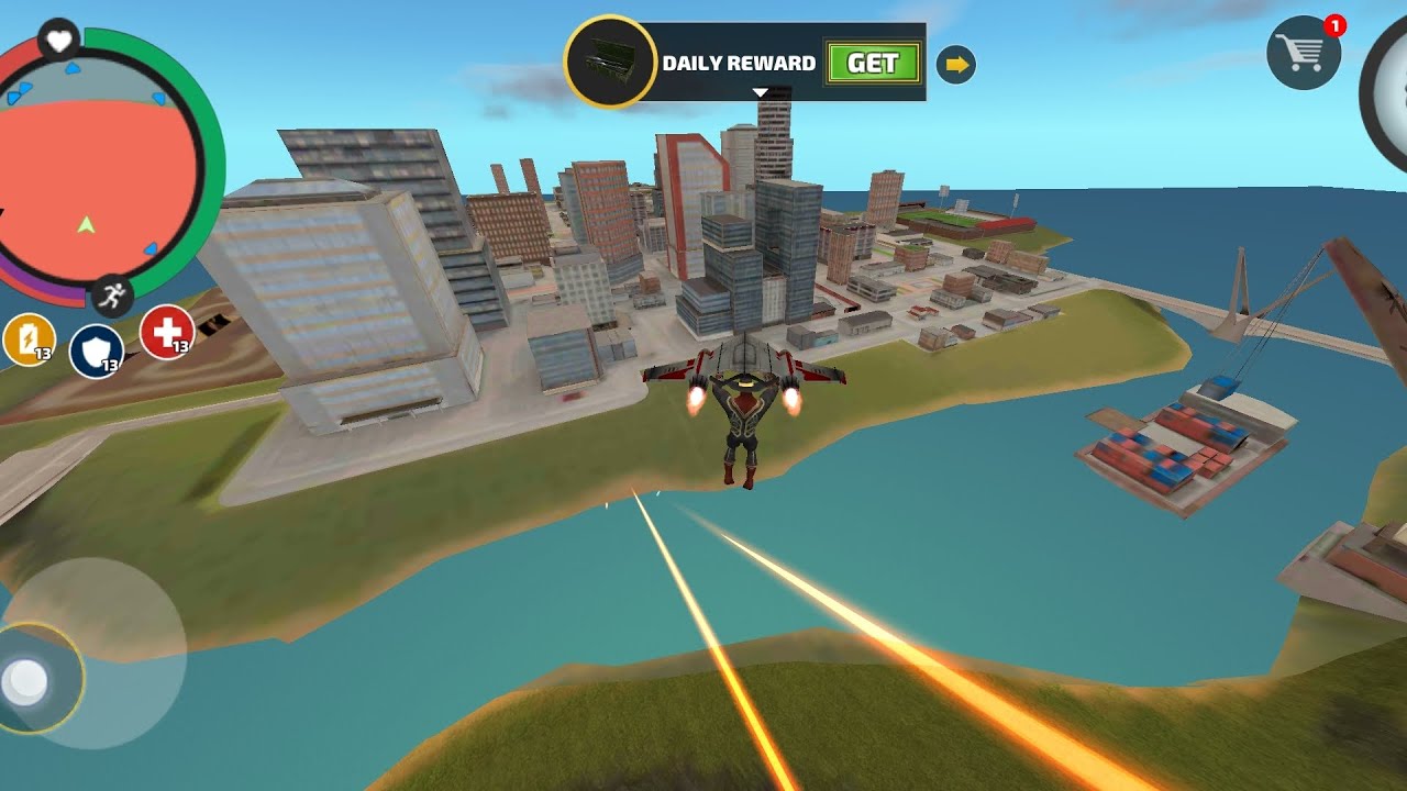 Rope hero vice Town da en yüksek kuleden ucuz orta pahalı paraşüt le atladım