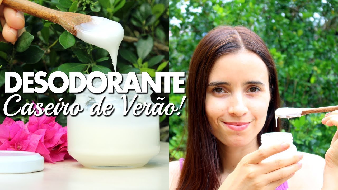 Meu DESODORANTE CASEIRO de VERÃO | REFRESCANTE | 100% natural e vegano