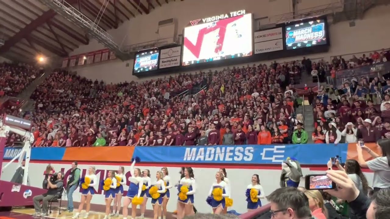 Virginia Tech Cassell Coliseum sings 