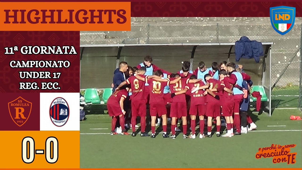 Romulea - Academy Ladispoli | HIGHLIGHTS XI giornata Under 17 Reg. Ecc.