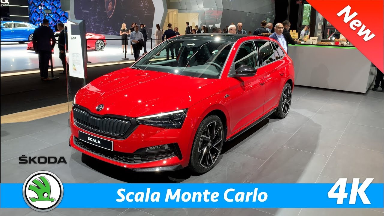 Škoda Scala 2020 Monte Carlo - первый взгляд в 4K | Интерьер - Экстерьер