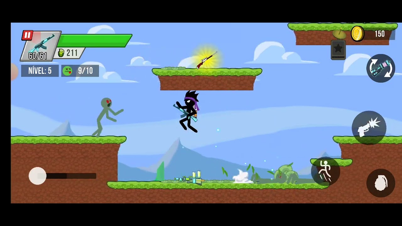 Capítulo 1-10 stickman vs zombies 