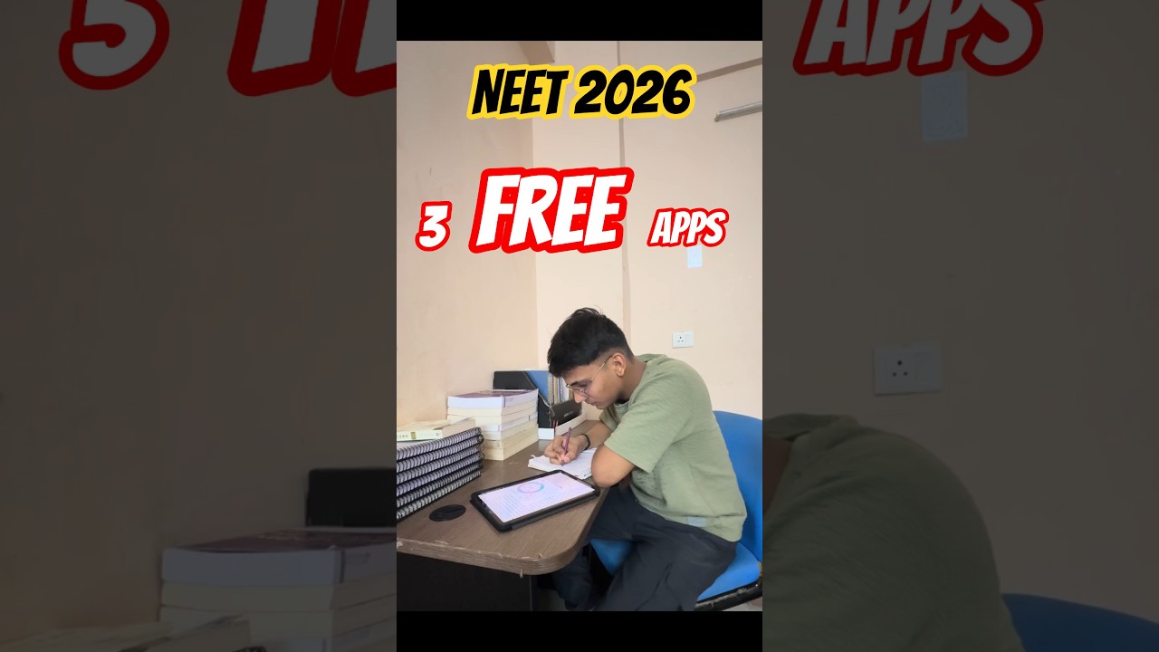 3 MUST KNOW APPS FOR NEET ASPIRANT 🩺👨🏻&zwj;⚕️#neet #mbbs #aiims #neetmotivation #aiimsmotivation