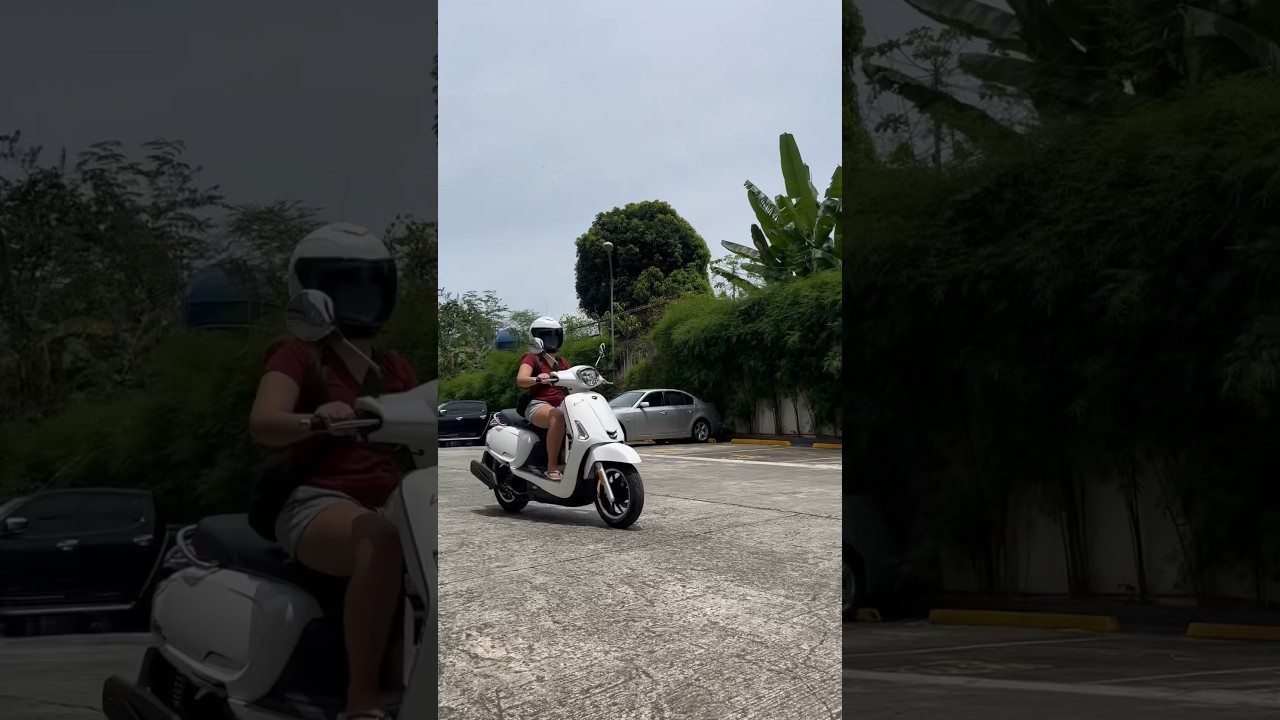 Kymco Like 150i | Letting our noob friend try our scooter #youtubeshorts #shorts #kymco #motovlog
