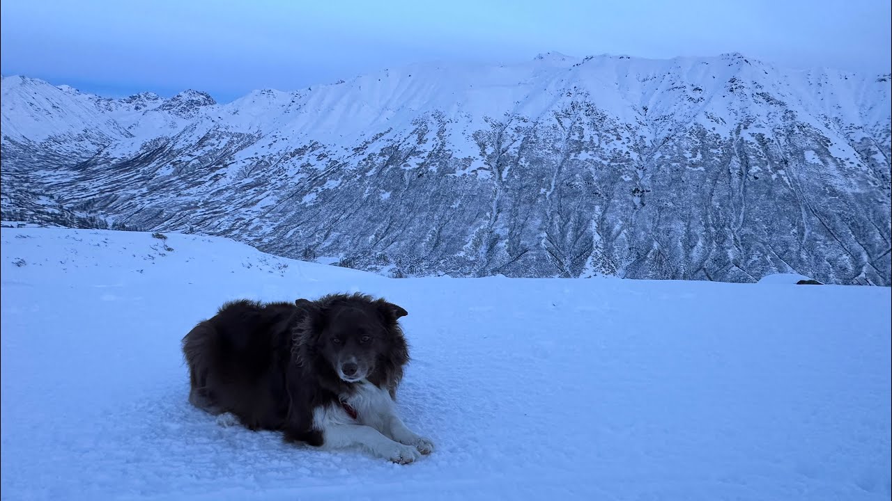 Snowboarding Backcountry ALASKA - Hatcher Pass skeetawk