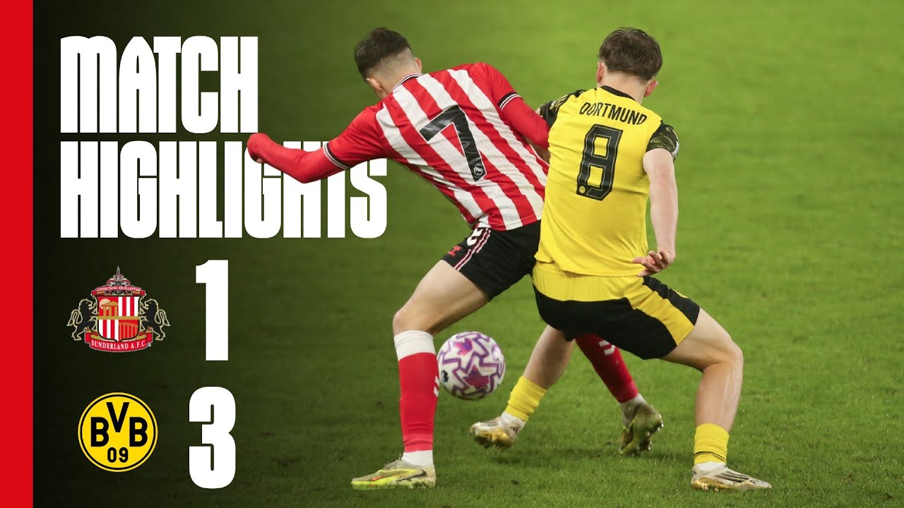 U21s Exit PL International Cup | Sunderland AFC U21s 1 - 3 Borussia Dortmund II | PL Int Cup