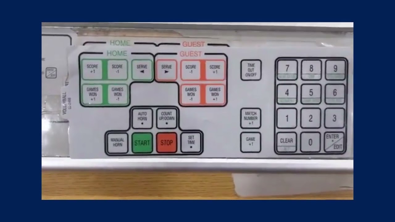Valor Knights Volleyball Scoreboard