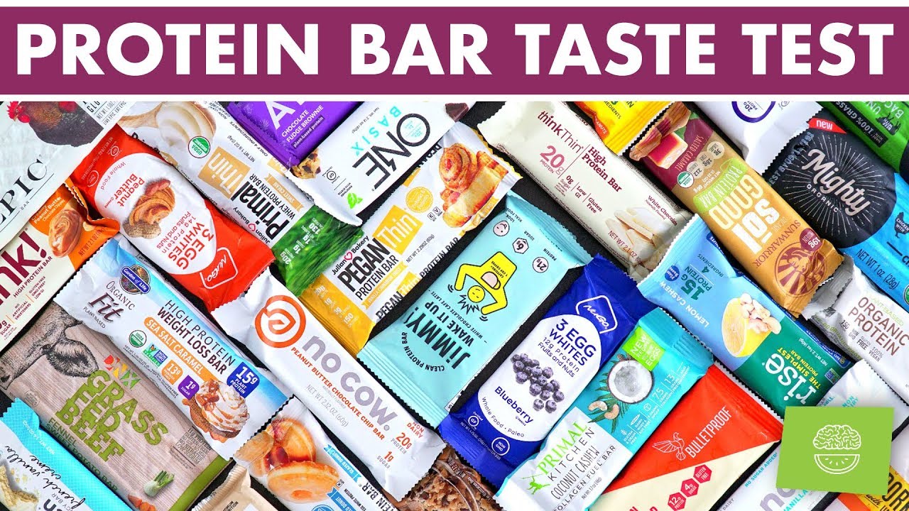 Healthy Protein Bar Review & Taste Test! | BEST Protein Bars 2019