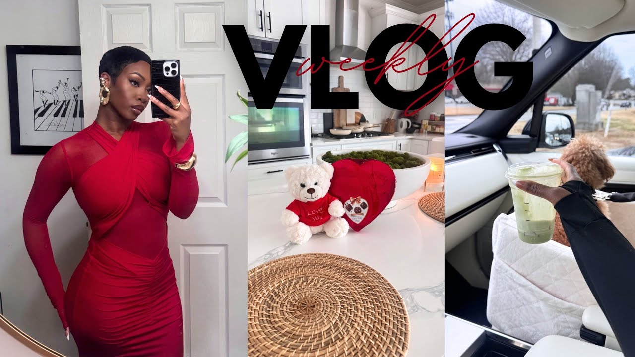 WEEKLY VLOG | Sunday Reset, Vday Self-Care, Launch Day & Celebrating the Podcast