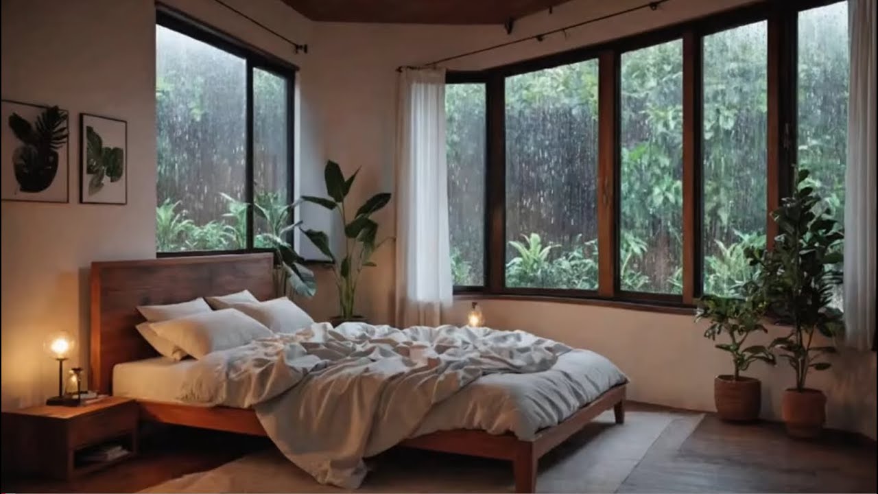 Evening Rain - White Noise (for Sleep, Study, Focus)
